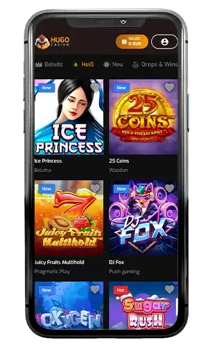 Mobiles Casino – optimierte Smartphone-Version zum Spielen und Verwalten des Kontos